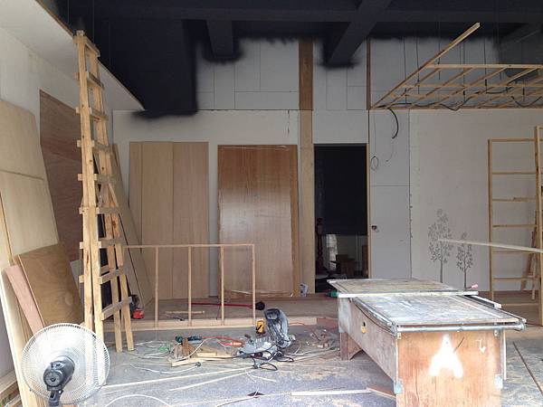 大聖街服飾店監工日誌木作冷氣4