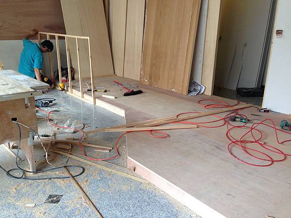 大聖街服飾店監工日誌木作冷氣5