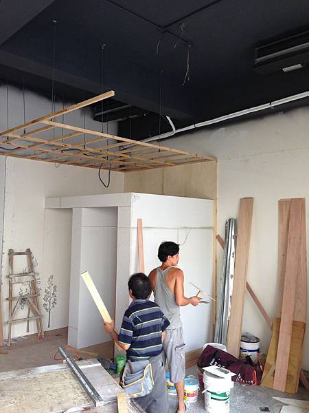大聖街服飾店監工日誌木作冷氣18