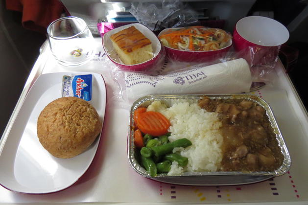 口感還不錯吃的飛機餐