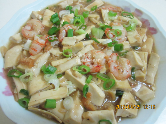 蝦仁豆腐