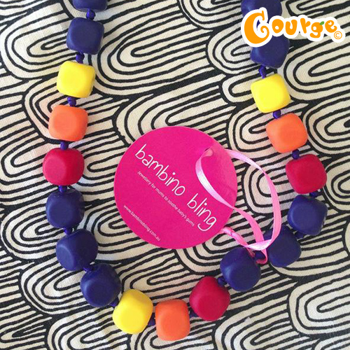 媽媽的時尚矽膠固齒項鍊