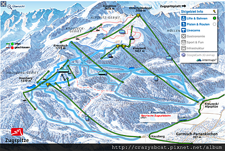 Garmish-Classic skimap Garmish-Classic skimap