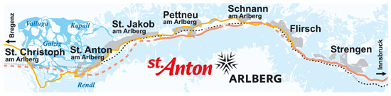 St. Anton region