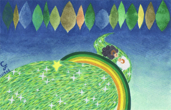 night_j@克里斯多插畫森林