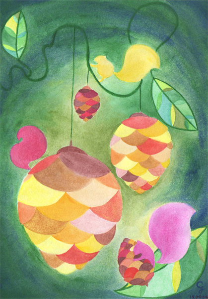 night_l@克里斯多插畫森林