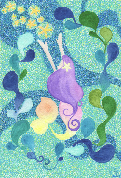 the_little_mermaid_a@克里斯多插畫森林 the_little_mermaid_a@克里斯多插畫森林
