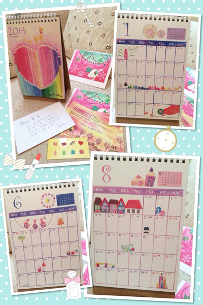 2014_calendar_a@克里斯多插畫森林