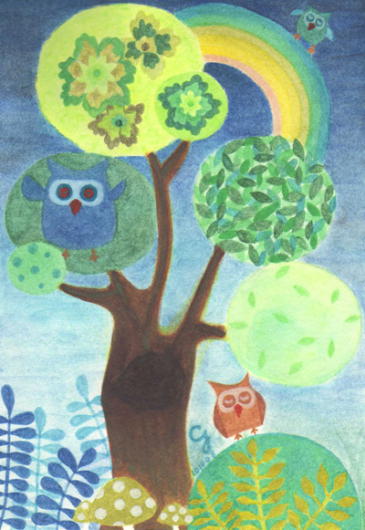 night_c@克里斯多插畫森林 night_c@克里斯多插畫森林