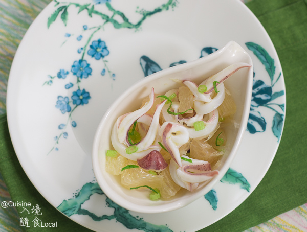 文旦透抽涼拌沙拉 文旦透抽涼拌沙拉