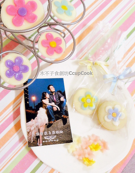 婚禮謝禮_手工糖花橄欖油餅乾 婚禮謝禮_手工糖花橄欖油餅乾