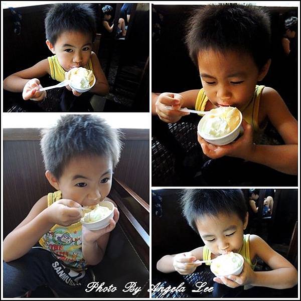 享用冰淇淋的齊齊