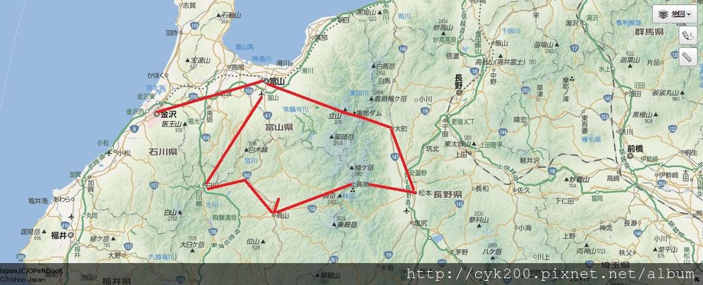 立山黑部Route 立山黑部Route