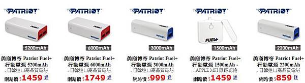 領先業界最快速充電《Patriot Fuel+ 行動電源6000mAh》