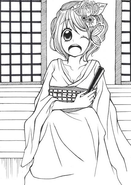 和服女孩 和服女孩