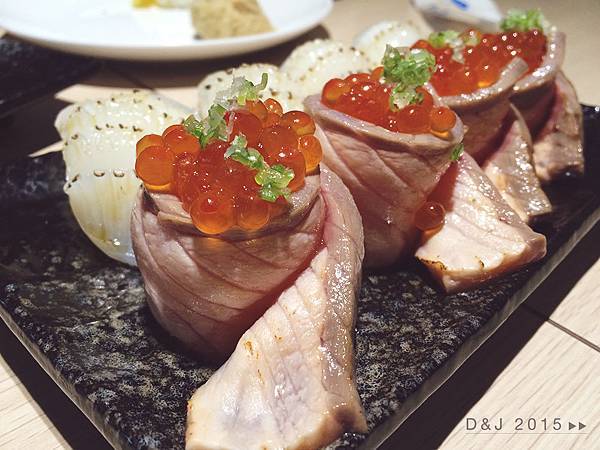 親子丼壽司、花枝壽司