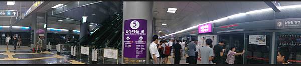 金浦機場換乘9號線 金浦機場換乘9號線