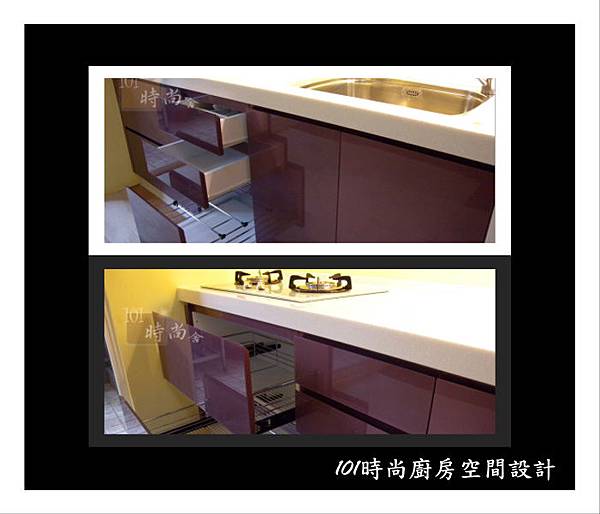 @101時尚舍廚房設計 一字型作品-新店永業路李公館-003