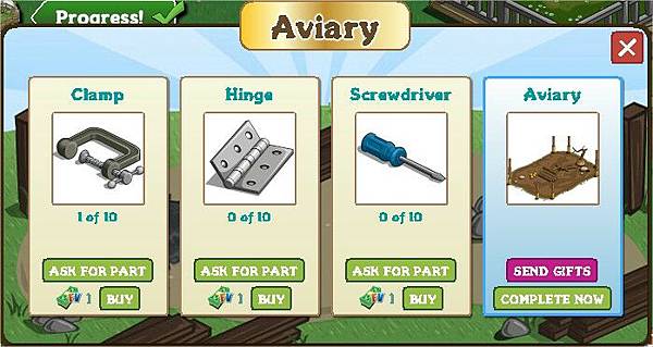 FarmVille, aviary FarmVille, aviary