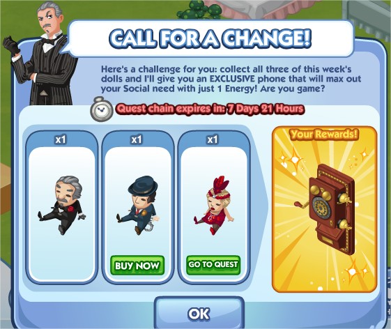 The Sims Social, Call For A Change! The Sims Social, Call For A Change!