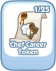 The Sims Social, Chef Career Token The Sims Social, Chef Career Token