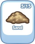The Sims Social, Sand The Sims Social, Sand