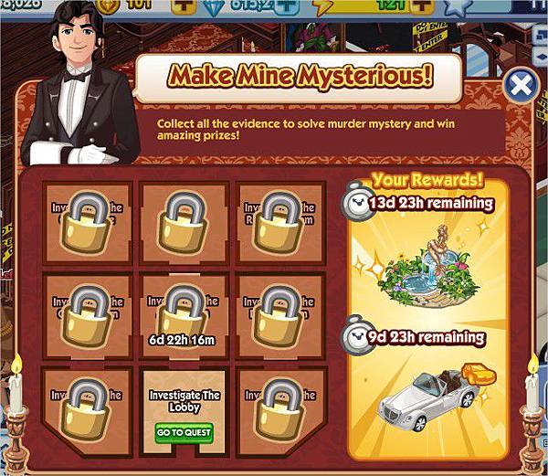 The Sims Social, Make Mine Mysterious!
