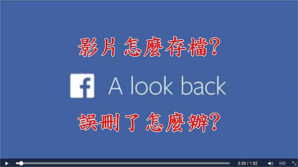 臉書(Facebook), 回首好時光(A look back) 臉書(Facebook), 回首好時光(A look back)