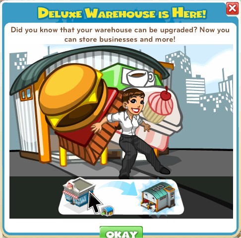 CityVille, Warehouse CityVille, Warehouse