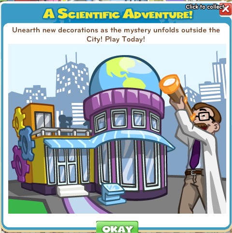 CityVille, Scientific CityVille, Scientific