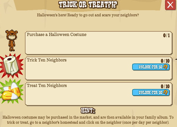 TRICK OR TREAT!? TRICK OR TREAT!?