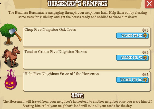 HORSEMAN'S RAMPAGE HORSEMAN'S RAMPAGE