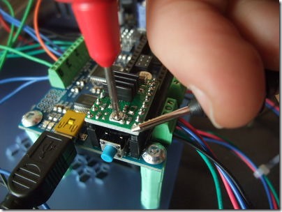 stepping motor current adj