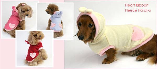 Dog Peace 愛心蝴蝶結刷毛帽T Dog Peace 愛心蝴蝶結刷毛帽T