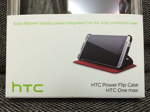 HTC One max 可翻式電源擴充保護套開箱