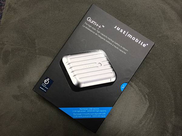 旅遊隨行 just mobile Gum++ 行動電源開箱