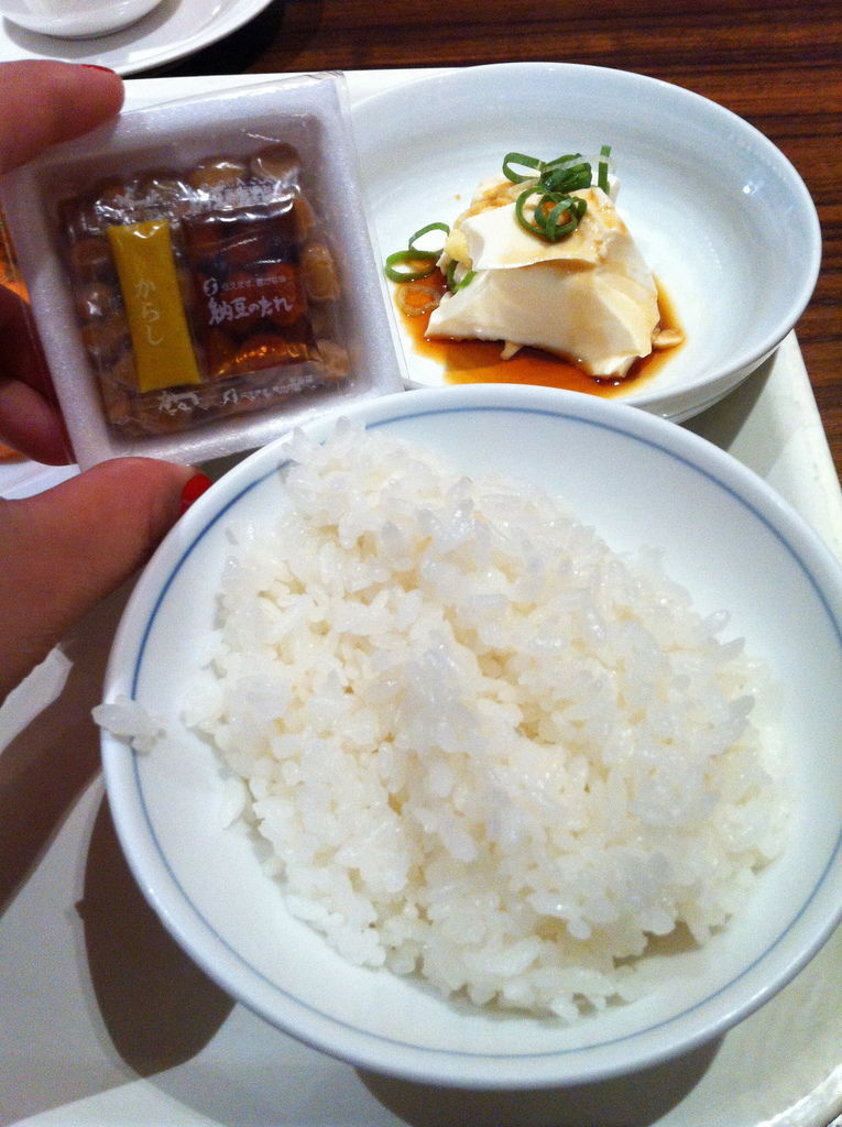 納豆與飯