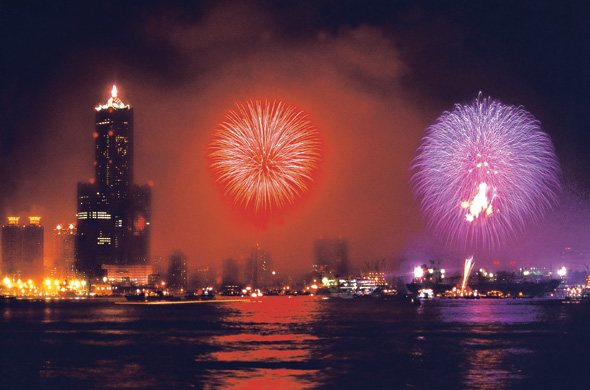 2011高雄燈會藝術節開幕環港煙火秀