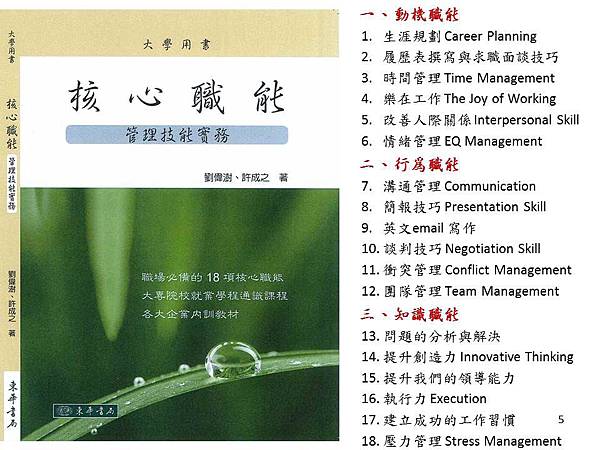 2. 核心職能大綱 Cover page 2. 核心職能大綱 Cover page