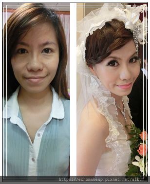 茵茵 妝前妝後 日系彩妝