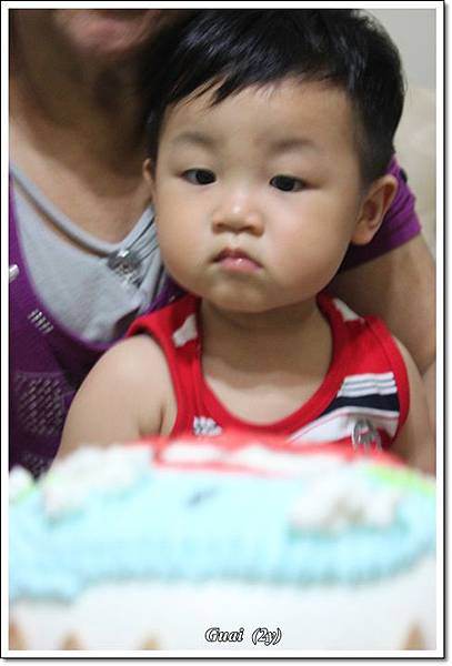 乖乖看蛋糕好奇.JPG 乖乖看蛋糕好奇.JPG