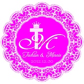 Wedding LOGO-桃紅 Wedding LOGO-桃紅