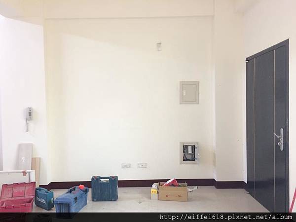 電視櫃施工前