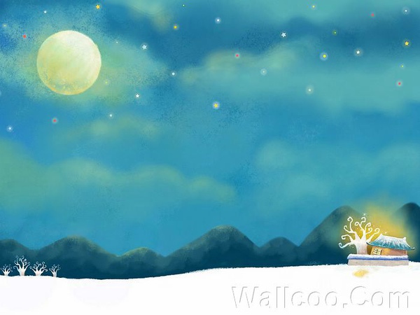 童話秋天插畫桌布 -中秋月亮插畫桌布.jpg