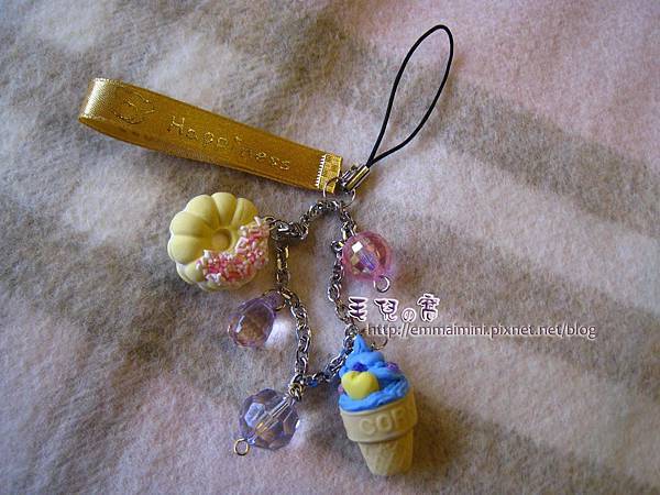 甜心手機吊飾-餅乾冰淇淋 甜心手機吊飾-餅乾冰淇淋