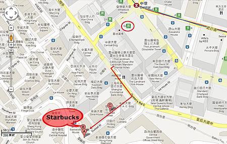 Starbucks map