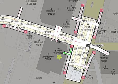 SMTOWN Pop-up Store Map