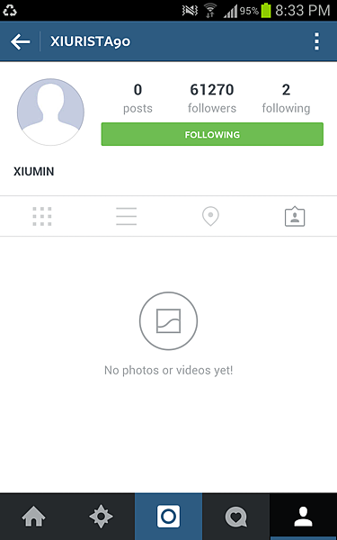 傳聞EXO秀珉INS帳號