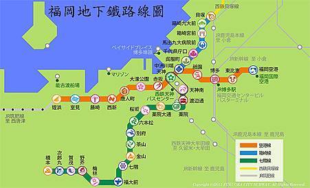 福岡地鐵Map