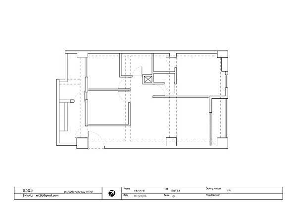 永和-原始平面圖-Model 永和-原始平面圖-Model